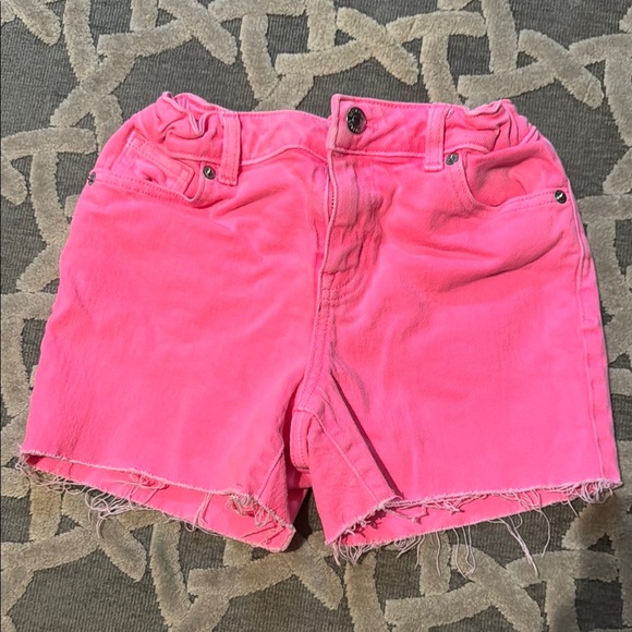 Cat & Jack Bright Pink Jean Shorts - Picture 1 of 4